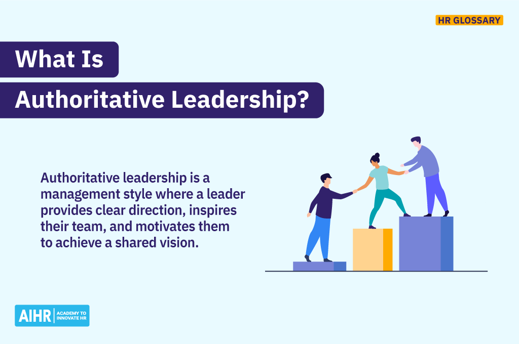 Definition of the term "authoritative leadership."