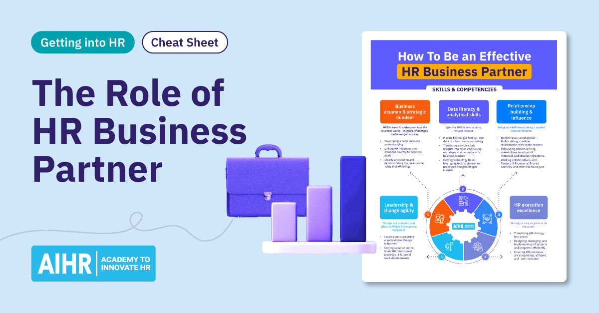 A conceptual idea of an HR Business Partner role.