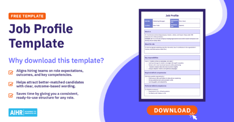 Free job profile template you can download